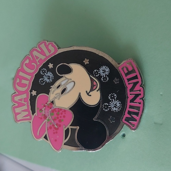 Disney | Jewelry | Disneyland Hong Kong Minnie Mouse Pin | Poshmark